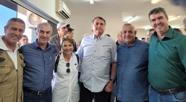 Vídeo: “Estamos juntos”, disse Jair Bolsonaro ao lado de Eduardo Riedel