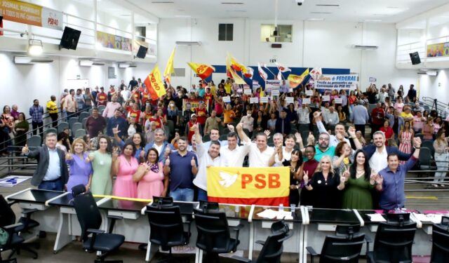 PSB confirma apoio a Riedel e oficializa candidatura de 24 nomes
