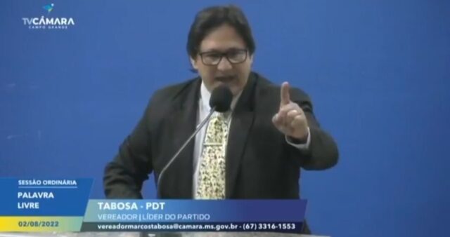 Vídeo: Tabosa diz que “Marquinhos transformou o Proinc em um bacanal a casa da luz vermelha”