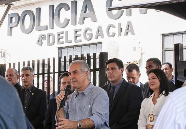 Reinaldo Azambuja inaugura atendimento 24 horas em delegacia das Moreninhas