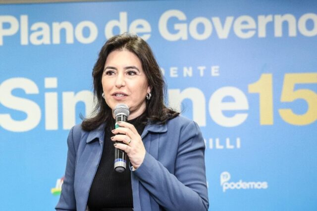 Avião de Simone Tebet arremete e senadora cancela agendas no Paraná