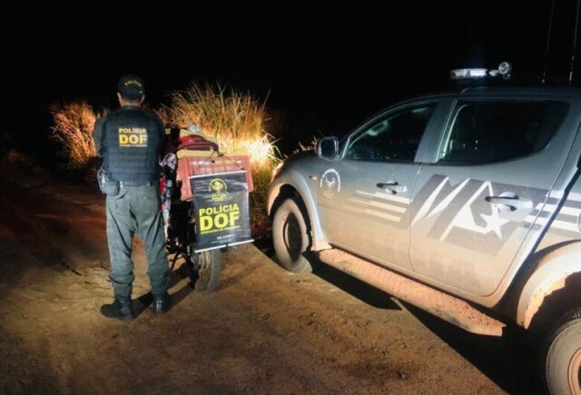 Motociclista é preso com droga avaliada em mais de R$ 90 mil