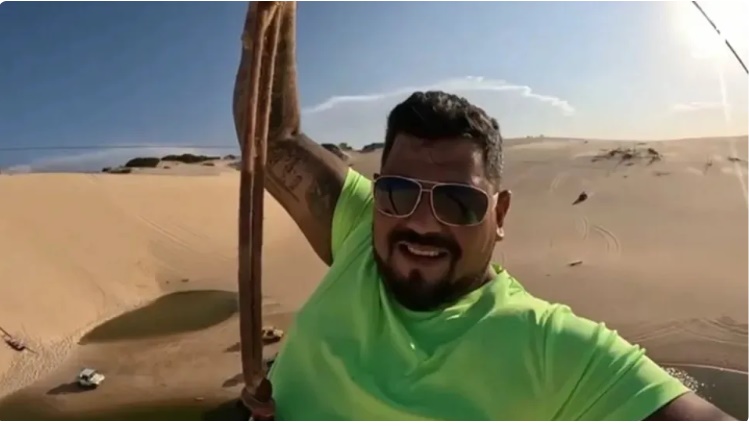 Turista que morreu ao cair de tirolesa filmou momento do acidente