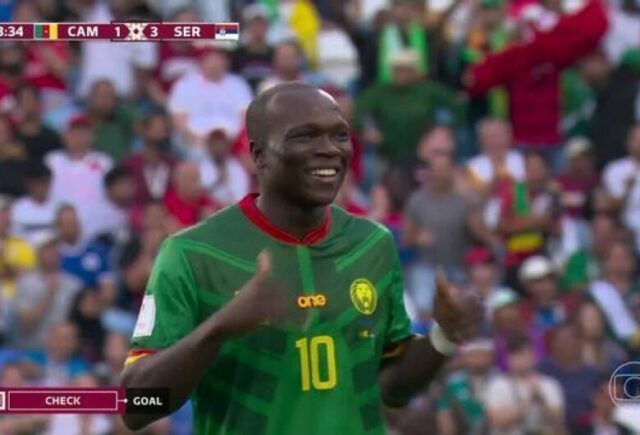Em jogo de seis gols, Camarões e Sérvia ficam no empate