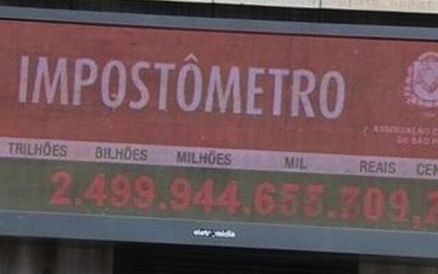 Impostômetro atinge marca de R$ 2,5 trilhões em tributos arrecadados