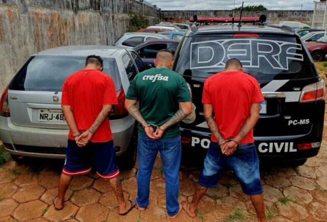 Presos criminosos que invadiram residências para furtar joias durante as festas de fim de ano