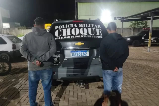 Vídeo: Choque prende dupla que aterrorizava Bairro Caiobá
