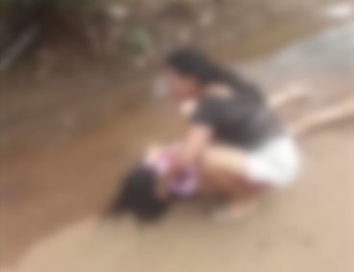 VÍDEO: Nova gravação feita logo após chacina mostra mãe de menina desesperada