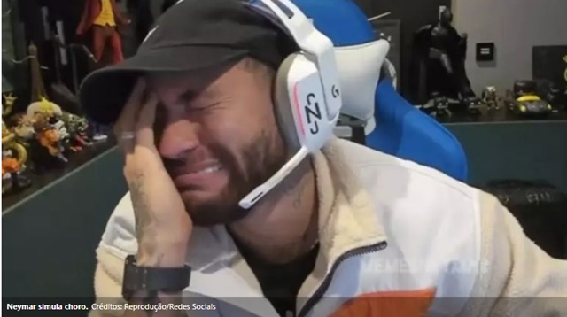 Vídeo: Neymar simulou chilique ao perder R$ 5,5 milhões para promover casa de apostas