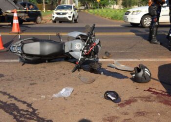 Motociclista morre após S10 cruzar BR-163 em Campo Grande