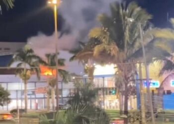 Princípio de incêndio em churrascaria mobiliza bombeiros na Afonso Pena